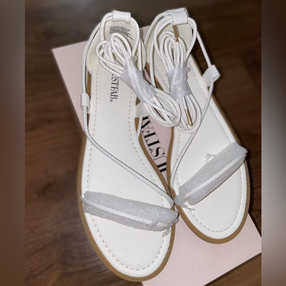 Lace up sandal